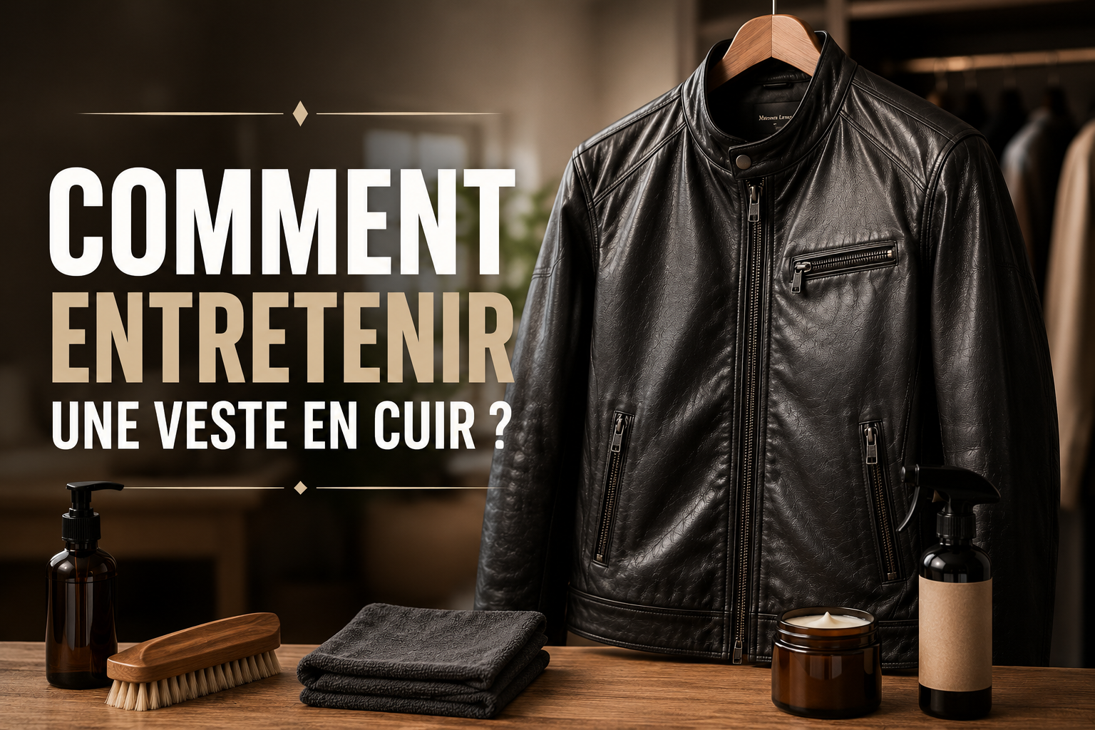 Comment Entretenir une Veste en Cuir : Le Guide Complet