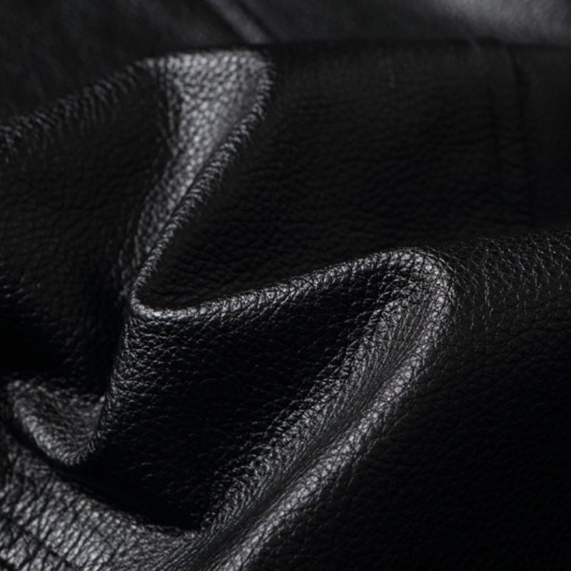 Veste en Cuir Homme Noir | Cuir de Vachette Véritable