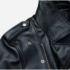 Veste en Cuir Noir pour Homme | Perfecto en Cuir de Vachette