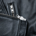 Veste en Cuir Noir pour Homme | Perfecto en Cuir de Vachette