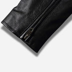 Veste en Cuir Homme Noir | Cuir de Vachette Véritable