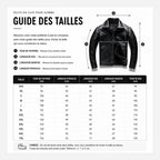 Veste noir en cuir homme avec col chemise et en cuir de vachette véritable
