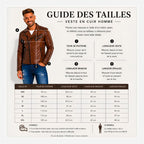 Veste En Cuir Marron Clair Homme | Agneau Ciré Luxueux