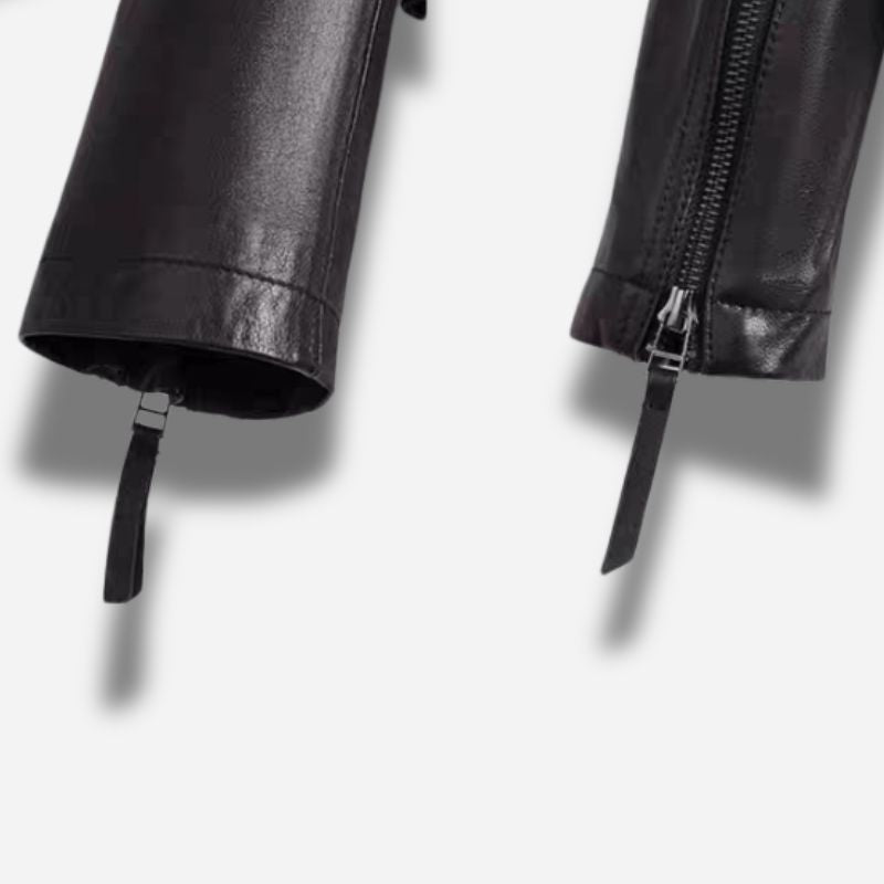 Veste en Cuir de Moto Pour Femme – Perfecto en Cuir Véritable